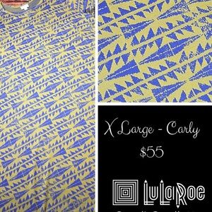 LuLaRoe Carly Swing Dress  - X Large